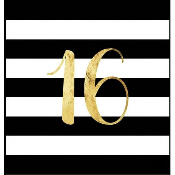 Happy 16th Birthday Guest Book (Hardcover): Sweet Sixteen Guest book, party and birthday celebrations decor, memory book, (Hardcover)