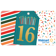 Happy 16th Walmart eGift Card