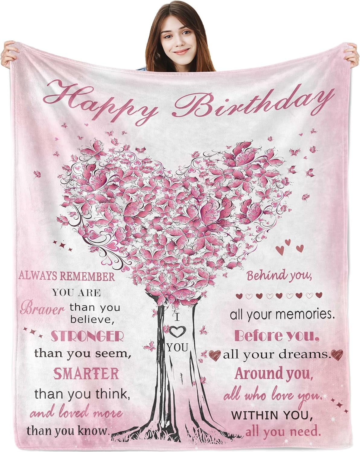 Happy 18th Birthday Gifts Blanket 50"X60" for Girls, for 18 Year Old ...