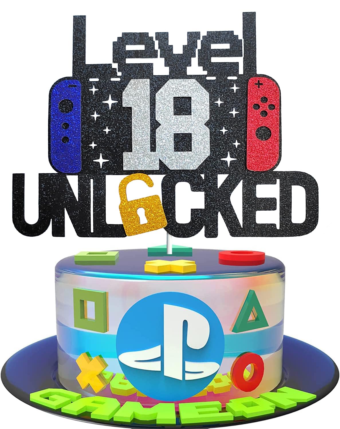 Level Master Topper Level Unlocked Party Supplies Happy 19th Birthday -
