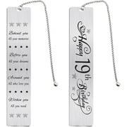 Happy 19th Birthday Gifts for Teen Girls Boys, Sweet 19 Year Old Birthday Bookmark Gift for Women Men, 19 Yr Bday Book Mark for Teenager, 2006 Bd Present, Funny 19th Bday Card Decorations
