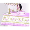 thumbnail image 1 of Happy 1st Birthday Stand Up Party Decor Forum Novelties Gold/Pink, 1 of 2