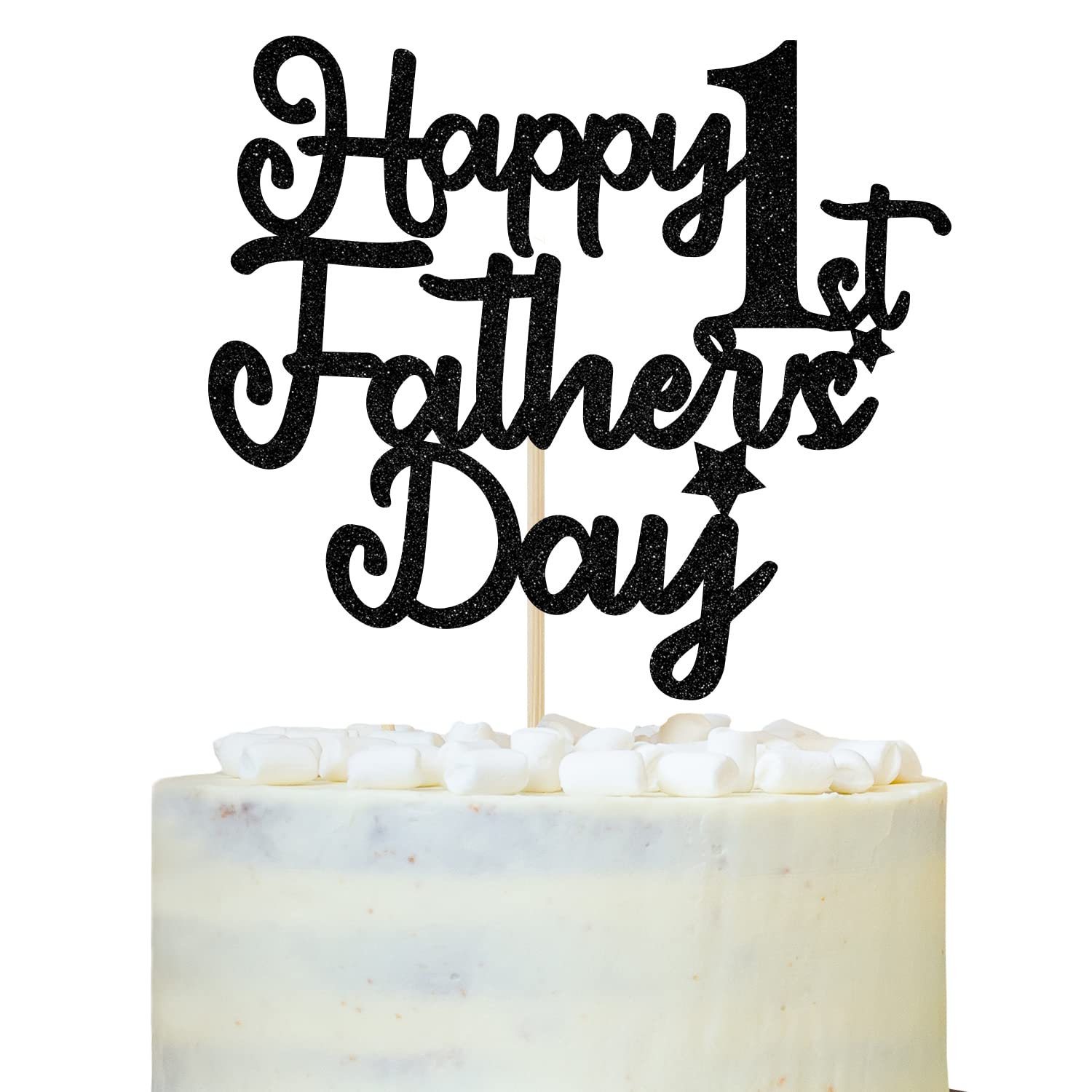 Happy 1st Father's TWE5 Day Cake Topper, First Father's Day Cake Decor ...