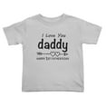 thumbnail image 1 of Happy 1st Fathers Day Gift I Love You Daddy Funny Toddler T Shirts for Boys Girls (Gray, Youth XL), 1 of 5