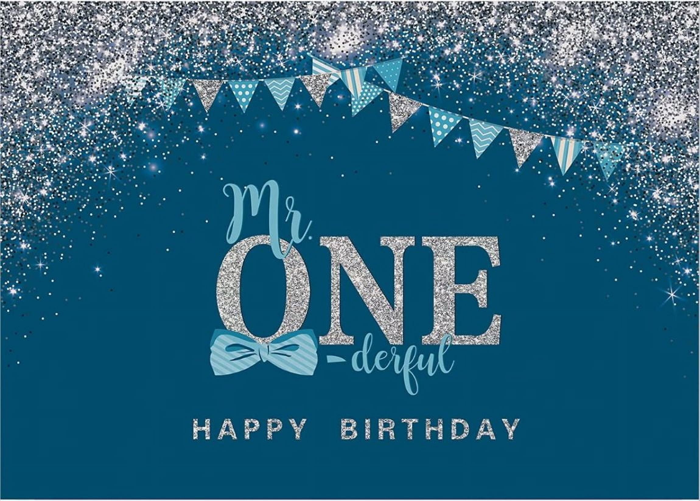 Happy 1th Birthday Party Custom Backdrop Banner ration Photo Background ...