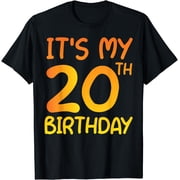 Happy 20 Years Old Bday Gift Idea Its My 20th Birthday T-Shirt