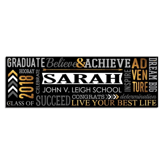 Happy 2019 Graduation Party Personalized Banner