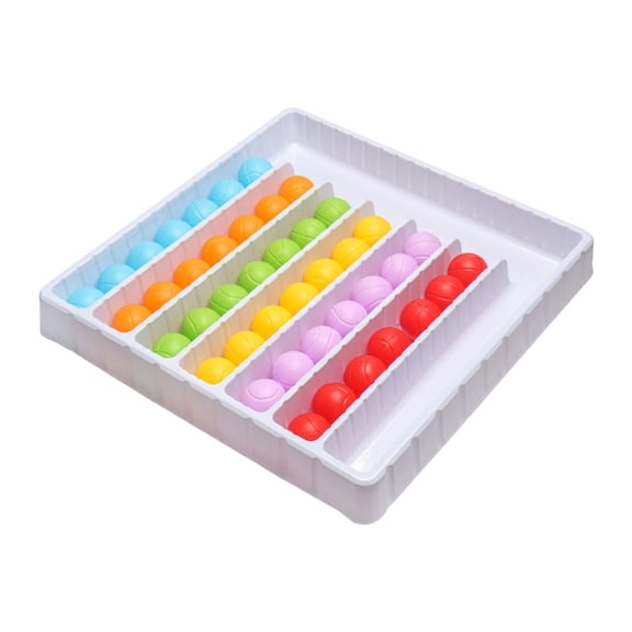 Happy 2026! Color Sorting Game Board Game Portable Puzzle Rainbow Sensory Game For Ages 3+ Years Old Preschool Birthday Education Festival Gifts