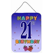 Happy 21St Birthday Wall and Door Hanging Prints