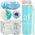thumbnail image 1 of Happy 21st Birthday, 21st Birthday Tumbler, 21st Birthday Gifts for Girl, Gifts for 21st Birthday Girl, 21st Birthday Decorations, Happy 21st Birthday Candle, 21st Birthday Party Supplies, 1 of 10