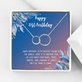 thumbnail image 1 of Happy 21st Birthday Gift for Her, Infinity Rings Necklace, Gift Set for Her, Motivational Card and Necklace, Gift for Daughter - Ships Next Day, 1 of 3