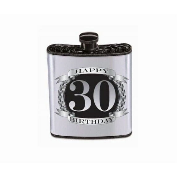 Happy 30th Birthday Flask For Adults By Forum Novelties Inc