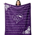 thumbnail image 1 of Happy 30th Birthday Gifts for Her/Him, 30th Birthday Gifts for Women/Men,30 Year Old Birthday Gifts for Women/Men, Best Birthday Gifts, 1993 30th Birthday, Unique 30th Birthday Gifts Blanket 60”x50”, 1 of 5