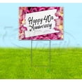 thumbnail image 1 of Happy 40Th Anniversary (18" x 24") Yard Sign, Includes Metal Step Stake, 1 of 6
