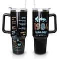 thumbnail image 1 of Happy 40th Birthday Gifts for Men Women, 40 oz Tumbler with Handle and Straw Lid, 40 Years Old Gifts Idea for Him Her, Forty Birthday Present Back in 1984 Tumbler Cup, 1 of 5