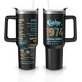 thumbnail image 1 of Happy 41th Birthday Gifts for Men Him, Dad- 41 Years Old Birthday Gifts Idea - Turning 41 Forty-one Birthday Tumbler 40oz（1984 Black） ﻿, 1 of 6