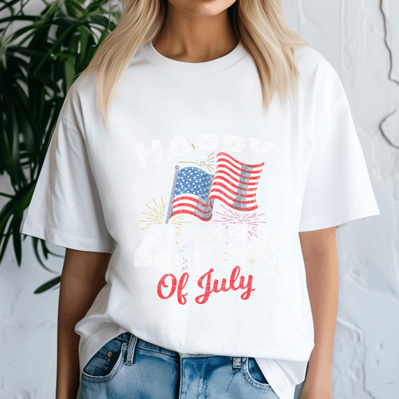 Happy 4Th Of July, Independence Day, Fourth Of July,4 Of July Shirt, Memorial Day Gift, Usa Flag, Fireworks Shirt, Stars And Stripes Tee, Patriotic Tshirt