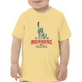 thumbnail image 1 of Happy 4Th July Statue. T-Shirt Toddler -Image by Shutterstock,  2 Toddler, 1 of 4