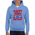 thumbnail image 1 of Happy 4Th Of July 12Th Bday Hoodie Juniors -Image by Shutterstock,  Large, 1 of 4