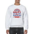 thumbnail image 1 of Happy 4Th Of July! America Sweatshirt Men -Image by Shutterstock, Male 4X-Large, 1 of 4