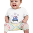 thumbnail image 1 of Happy 4Th Of July Fireworks T-Shirt Infant -Image by Shutterstock,  6 Months, 1 of 4