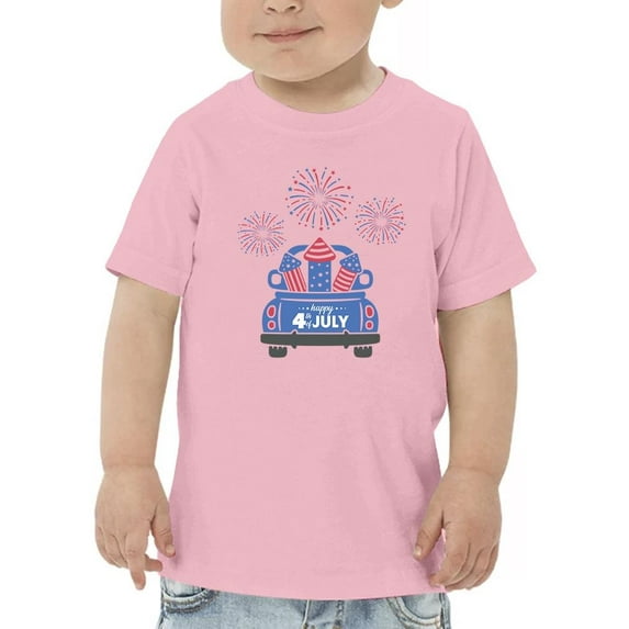 Happy 4Th Of July Fireworks T-Shirt Toddler -Image by Shutterstock, 2 Toddler
