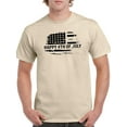 thumbnail image 1 of Happy 4Th Of July Flag T-Shirt Men -Image by Shutterstock, Male 3X-Large, 1 of 4