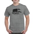 thumbnail image 1 of Happy 4Th Of July Flag T-Shirt Men -Image by Shutterstock, Male Small, 1 of 4