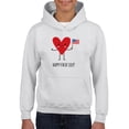 thumbnail image 1 of Happy 4Th Of July Heart Hoodie Juniors -Image by Shutterstock,  x-Large, 1 of 4
