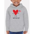 thumbnail image 1 of Happy 4Th Of July Heart Hoodie Toddler -Image by Shutterstock,  2 Toddler, 1 of 4
