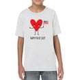 thumbnail image 1 of Happy 4Th Of July Heart T-Shirt Juniors -Image by Shutterstock,  x-Small, 1 of 4
