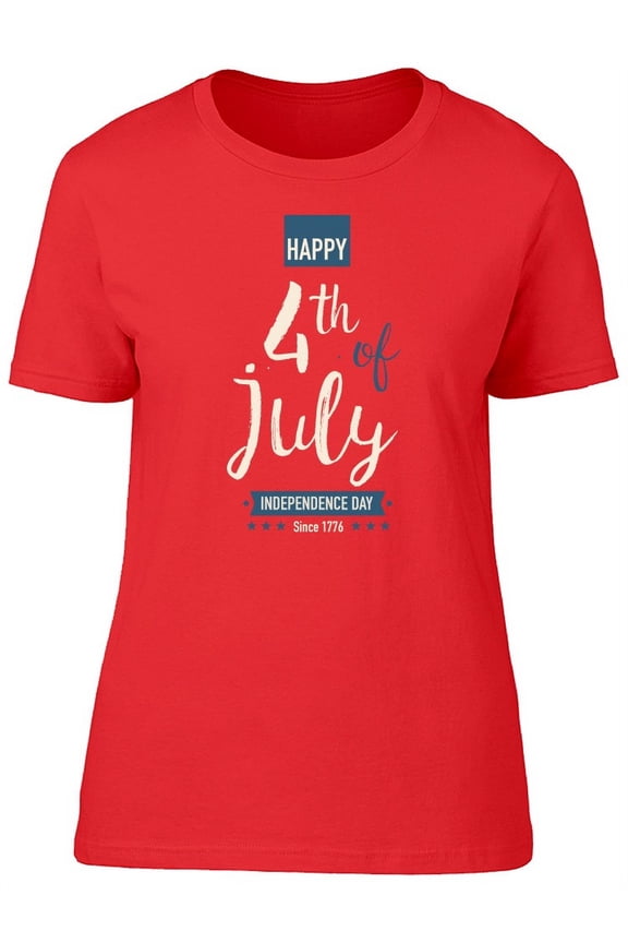 Happy 4Th Of July Since 1776 T-Shirt Women -Image by Shutterstock, Female Small