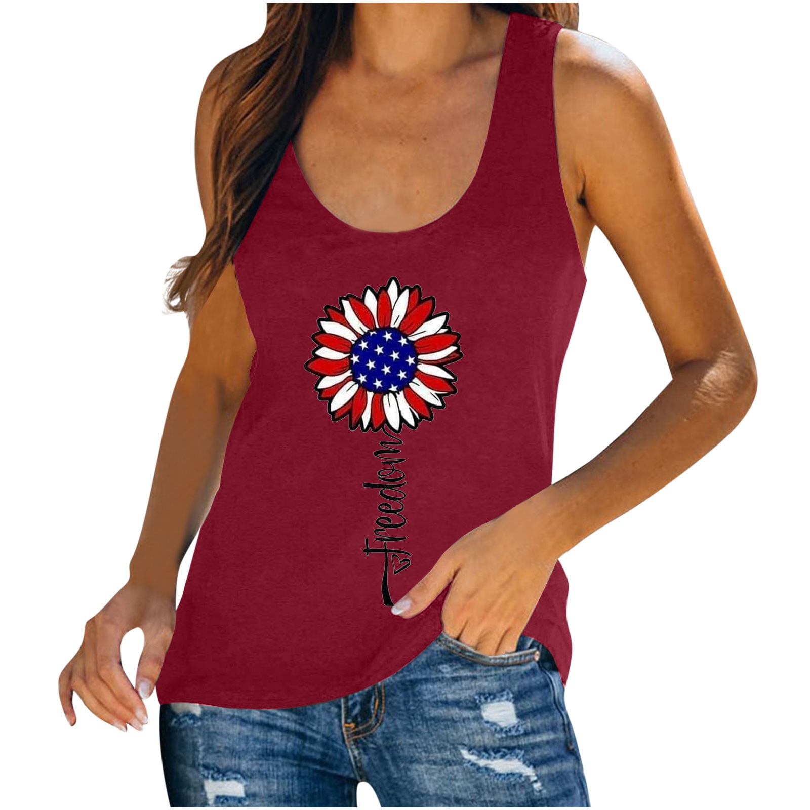 Cute 4th of july cheap tank tops