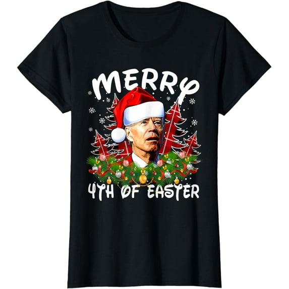 Happy 4th Easter Confounded Ugly Christmas Sweater For Women T-Shirt
