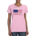 thumbnail image 1 of Happy 4th, Independence Day T-Shirt Women -Image by Shutterstock, Female Small, 1 of 4