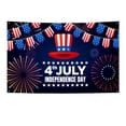 thumbnail image 1 of Happy 4th of July Backdrop Decorations, Independence Day Backdrop Banner America Flag Balloon Patriotic Photo Backdrop for Memorial Day Veterans Day Party Photo Booth Background Banner Supplies, 1 of 7