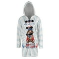 thumbnail image 1 of Happy 4th of July Patriotic German Shorthaired Pointer Marching Band Uniform Balloons Fireworks All Over Print 3D Hooded Duffle Toggle Coat GSP Lover Dog Gift - 13009, 1 of 6