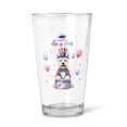 thumbnail image 1 of Happy 4th of July Patriotic West Highland White Terrier Marching Band Uniform Balloons Fireworks 16oz Pint Beer Glass Mug Westie Westy Dog Lover Beer Glasses Cup - 13009, 1 of 5