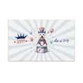 thumbnail image 1 of Happy 4th of July Patriotic West Highland White Terrier Marching Band Uniform Balloons Fireworks Doormat Westie Westy Dog Lover Indoor Outdoor Welcome Mat - 13009, 1 of 5