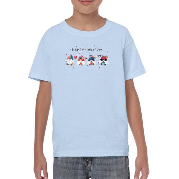 Happy 4th Of July!! T-Shirt Juniors -Image by Shutterstock,  Small