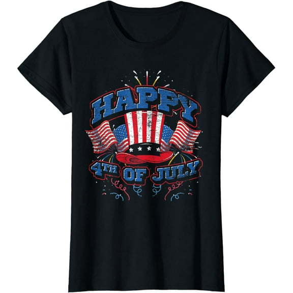 Happy 4th Of July US Flag Liberty American 4th Of July T-Shirt
