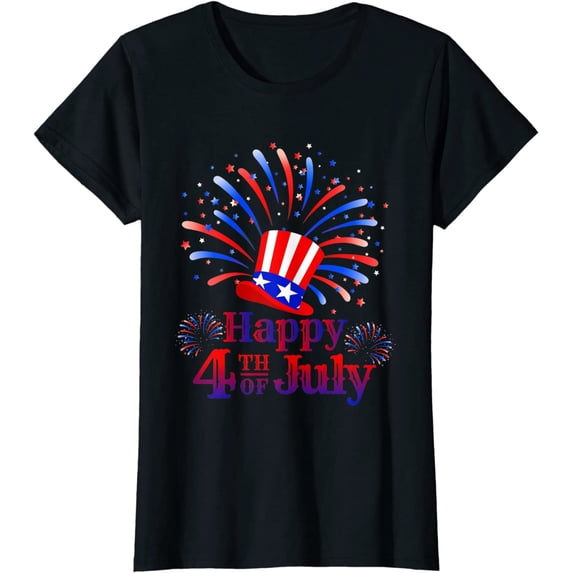 Happy 4th of July America T-shirt Celebrating Freedom T-Shirt