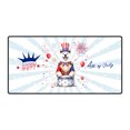 thumbnail image 1 of Happy 4th of July Patriotic Akita Marching Band Uniform Balloons Fireworks Desk Mat Full Keyboard Mouse Pad Inu Dog Lover Large Mousepad - 13009, 1 of 5