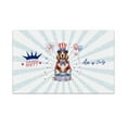 thumbnail image 1 of Happy 4th of July Patriotic English Setter Marching Band Uniform Balloons Fireworks Doormat Dog Lover Indoor Outdoor Welcome Mat - 13009, 1 of 5