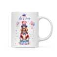 thumbnail image 1 of Happy 4th of July Patriotic English Setter Marching Band Uniform Balloons Fireworks Mug Dog Lover Coffee Tea Cup - 13009, 1 of 4