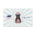thumbnail image 1 of Happy 4th of July Patriotic French Bulldog Marching Band Uniform Balloons Fireworks Doormat Dog Lover Gifts Indoor Outdoor Welcome Mat - 13009, 1 of 5