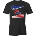 thumbnail image 1 of Happy 4th of July T-Shirt | Patriotic American Black Tee Gift, 1 of 5