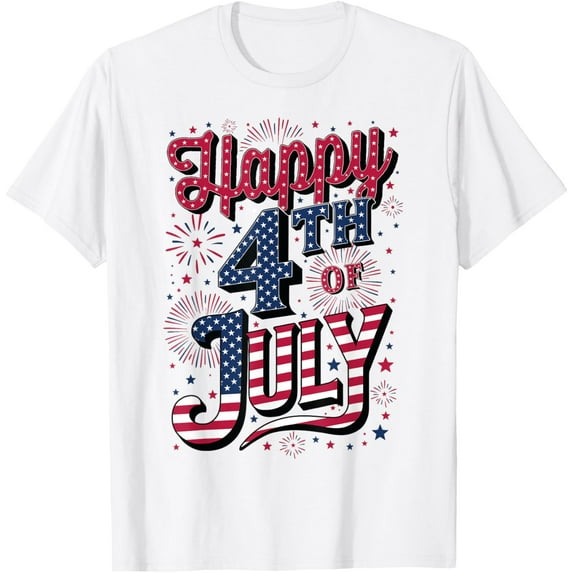 Happy 4th of July T-Shirt Tee