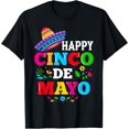 thumbnail image 1 of Happy 5 De Mayo Lets Fiesta Viva Mexico Cinco De Mayo Man T-Shirt men and women can wear, black, white, gifts, 1 of 4