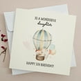 thumbnail image 1 of Happy 5th Birthday Card for Daughter – Beautiful Balloon Design with Bunny – Blank Inside, Perfect for Personal Messages – Includes Envelope for Easy Gifting, 1 of 2
